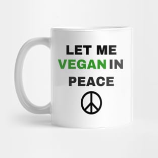 Vegan in peace Mug